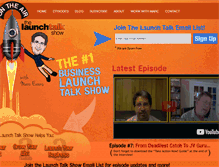 Tablet Screenshot of launchtalkshow.com
